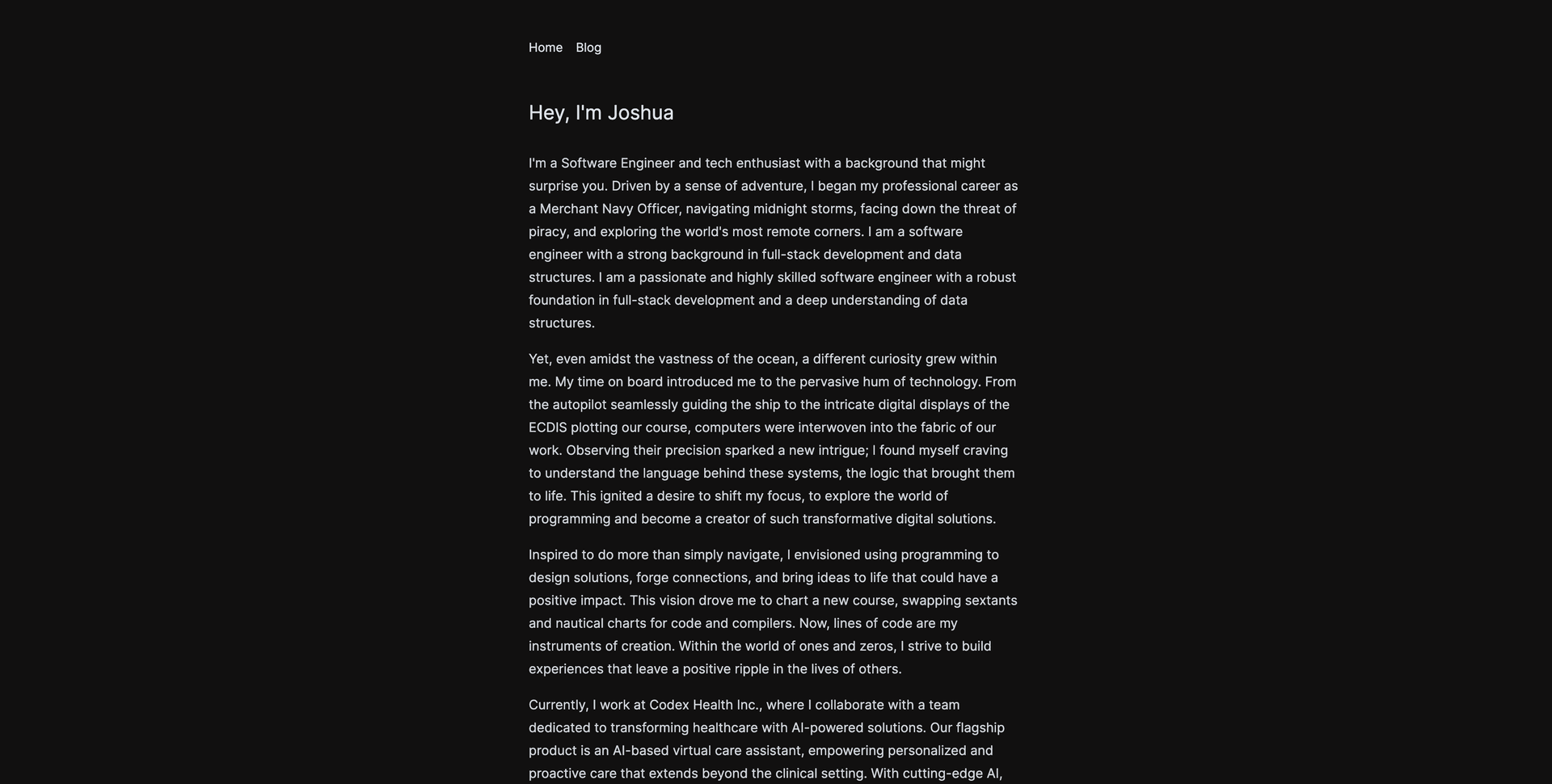My Personal Blog
